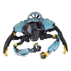 El RDA CET-OPS Crabsuit actúa como un submarino de traje duro de una sola tripulación que tiene la capacidad de nadar a través del océano de Pandora en modo submarino, ¡pero también se transforma