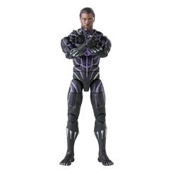 Tras la muerte de su padre T'Chaka, T'Challa debe asumir la identidad de Black Panther como próximo rey de Wakanda.  Esta figura de Black Panther de 15 centímetros
