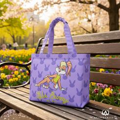 Color lila vibrante y actitud noventera en una bolsa que roba miradas: la Shopping Lola Bunny Looney Tunes de Loungefly convierte cada salida en una escena memorable, con el icónico estampado de conejitas 