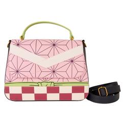 Un diseño inspirado en Nezuko Kamado de Demon Slayer: Kimetsu no Yaiba da vida a este bolso bandolera de Loungefly, cuyas medidas de 28,96 × 7,62 × 21,08 cm ofrecen la capacidad ideal 