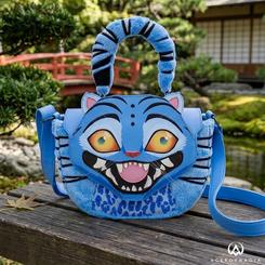 El azul eléctrico no pasa desapercibido y la sonrisa felina lo dice todo. Este bolso bandolera KPop Demon Hunters Derpy Glow Loungefly convierte al personaje en un accesorio cosplay con mucha presencia, pensado para llevarlo a la vista
