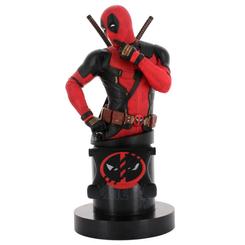 La irreverencia de Deadpool se apodera de tu setup con este innovador Cable Guy de 21 cm, capaz de sostener y cargar tus mandos y dispositivos con un estilo único en el universo Marvel. 