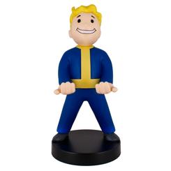 Transforma tu zona de juego con el Cable Guy de Vault Boy de Fallout de 20 cm, un soporte que combina el carisma retrofuturista del icónico guardián del yermo con la funcionalidad esencial para mantener tus mandos