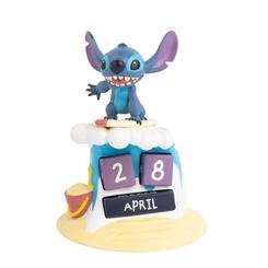 ¡El Calendario Perpetuo Stitch Surfer es una maravilla en 3D que hará las delicias de cualquier amante de la decoración y el arte! Con su atractivo diseño fabricado a mano con resina y pintado a todo color