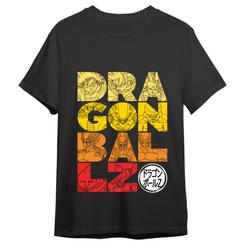 La esencia de Dragon Ball Z también puede ser minimalista y, aun así, imponer, y esta camiseta Letters Dragon Ball Z adulto lo consigue con un diseño limpio y muy reconocible: el lettering “DRAGON BALL Z” 