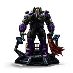 Poder frío, ingeniería letal y presencia imponente: la DC Comics Art Scale Statue 1/10 Lex Luthor Unleashed irrumpe en tu estantería con un esculpido de alto realismo, pintado a mano y con licencia oficial