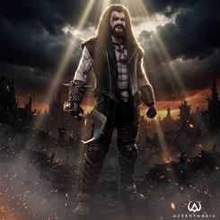 La figura Lobo escala 1/6 impone desde el primer vistazo, con esa mezcla de cuero negro, metal y gesto salvaje que convierte cualquier vitrina en una escena de cine. Sus 33 cm de altura no solo aportan tamaño, también una presencia vertical rotunda