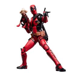 La acción empieza en el instante en que esta figura de Deadpool & Wolverine Marvel Legends Series entra en escena. Con un diseño fiel a la película y un nivel de detalle que marca la diferencia