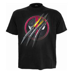 Descubre la nueva camiseta Deadpool Camiseta Slashed, una adición imprescindible para cualquier seguidor de Marvel. Esta camiseta de alta calidad, fabricada con 100% algodón, te garantiza la máxima comodidad