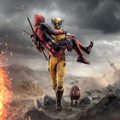 Disfruta del increíble dúo de Deadpool y Wolverine con la Estatua Deluxe Art Scale a escala 1/10. Esta impresionante pieza de colección, con dimensiones aproximadas de 21 x 16 x 14 cm