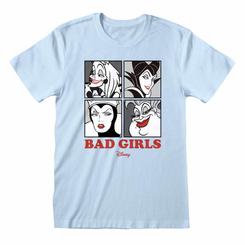 ¿Te encantan los clásicos de Disney pero te identificas más con las villanas? Entonces no puedes perderte esta camiseta Bad Girls, que presenta a cuatro de las más icónicas y malvadas: Cruella de Vil, Maléfica, la Reina Malvada y Úrsula.