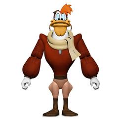 La chaqueta marrón, la bufanda clara y ese gesto entre nobleza y despiste hacen que la figura Launchpad McQuack DuckTales tenga una presencia inmediata. Esta figura Launchpad McQuack DuckTales captura al piloto más torpe y entrañable de la animación