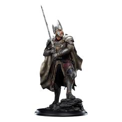 Mientras los ejércitos se enfrentaban en las laderas del Monte del Destino, el Rey Elendil se enfrentó al poder de Mordor, su poderosa espada Narsil abrió un camino