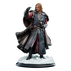 Revive uno de los momentos más conmovedores de El Señor de los Anillos con esta impresionante estatua de Boromir, parte de la Classic Series en escala 1/6. 