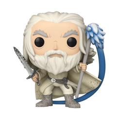 Un haz de luz blanca atraviesa la penumbra de la Tierra Media con esta figura POP! exclusiva de Gandalf el Blanco, un vinilo de 9 cm que encapsula la esencia de un poder ancestral renovado. 