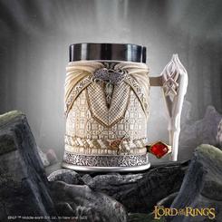 Revive la épica historia de El Señor de los Anillos con esta impresionante jarra de Gandalf el Blanco. Esta jarra, con licencia oficial y pintada a mano, es un verdadero tesoro para los aficionados a la Tierra Media.