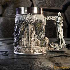 Descubre la grandeza de Gondor con la Jarra de Gondor de El Señor de los Anillos, una obra maestra pintada a mano que rinde homenaje a la épica saga de J.R.R. Tolkien.