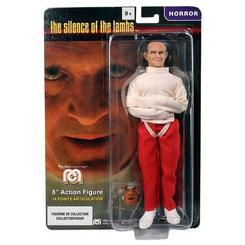 Adéntrate en el oscuro universo de "El Silencio de los Corderos" con la figura de Hannibal Lecter. Con una estatura de aproximadamente 20 cm, esta figura articulada captura la esencia del icónico personaje con un detalle excepcional.