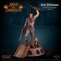 Revive la acción y el terror con la estatua de Ash Williams de "El ejército de las tinieblas". Esta figura de poliresina a escala 1/10, con una altura aproximada de 28 cm, captura a la perfección el espíritu intrépido del héroe de culto. 