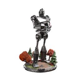 En las profundidades de un bosque en América del Norte, un asombroso ser mecánico de otro mundo y un niño construyen un vínculo inquebrantable que trasciende la imaginación. Iron Studios está emocionado de presentar su estatua "Iron Giant & Hogarth Hughes