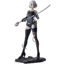 Imponente figura de A2 “For the Glory of Mankind” de Nier: Automata, una escultura de 20 cm firmada por Banpresto que captura con fidelidad cada detalle de su armadura desgastada y su elegante postura de combate. 