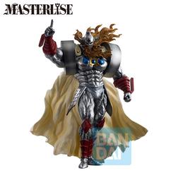 Akuma Shogun irrumpe en tu colección con la fuerza de un dios guerrero en esta figura Perfect Origin de 25 cm firmada por Banpresto, esculpida con gran fidelidad para resaltar su imponente musculatura metálica