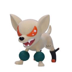 Bakudog cobra vida en esta versión Fluffy Puffy de My Hero Academia, alcanzando los 6 cm de altura para ofrecer un acabado sorprendentemente suave y detallado que refleja cada rasgo de su carácter explosivo. 
