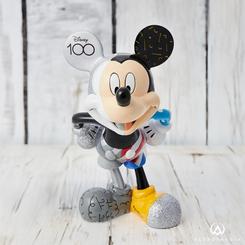 ¡Prepárate para sumergirte en un mundo de maravilla y emoción con la figura conmemorativa de Mickey Mouse D100 de BRITTO! Conmemorando los 100 años de historia de Disney