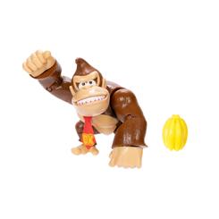 Potencia tu vitrina con esta figura Donkey Kong 10 cm: un coleccionable sólido y detallado que captura su corbata roja, su gesto imponente y un acabado de pintura limpio pensado para lucir en estanterías y dioramas. 