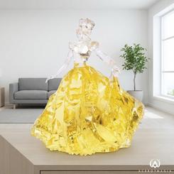 Brilla ante tus ojos una pieza capaz de transformar cualquier estantería en un rincón de auténtica magia cinematográfica. La figura Belle Facet despliega un resplandor cautivador gracias a su meticulosa elaboración en acrílico transparente
