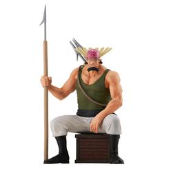 Atlántico y leyenda se unen en la Figura Ichibansho Crocus Roger Pirates One Piece de 14 cm, que captura al fiel médico de la tripulación de Rogers con un detallado modelado en PVC premium. 