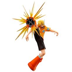 Patada encendida con aroma a verano. Esta Ichibansho Sanji – Burst of Energy Masterlise Expiece captura al cocinero en plena acrobacia, con camisa hawaiana naranja, gesto decidido y un efecto de impacto translúcido que estalla desde el cañón