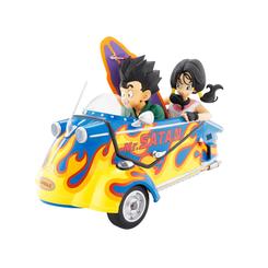 El dinámico dúo de Dragon Ball, Son Gohan y Videl, cobra vida en esta figura Snap Collection 2 de la línea Ichibansho con un tamaño compacto de 10 cm que no sacrifica ni un ápice de detalle.