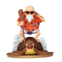 Puro carisma maestro llega a tu estantería con la Figura Kamesennin History Box Dragon Ball 11 cm de Banpresto, una pieza oficial que captura al eterno maestro con su camisa hawaiana