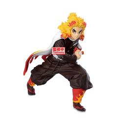 Fuego contenido listo para desatarse: la Figura Kyojuro Rengoku Maximatic de Demon Slayer: Kimetsu no Yaiba captura al Pilar de la Llama en pleno impulso, con cabello ardiente