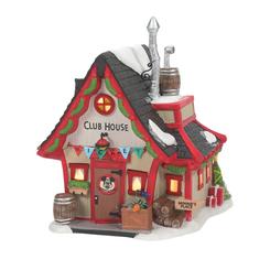 La magia navideña cobra vida en tu hogar con el icónico Clubhouse de Mickey Mouse de la colección Disney Village de Department 56, que mide aproximadamente 13 cm de alto, 12 cm de ancho y 10 cm 