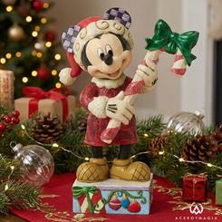 La dulzura de la Navidad se expresa con fuerza en una figura que transmite tradición, alegría y el carácter inconfundible de Disney desde el primer instante. Esta figura Mickey Mouse Navidad destaca por su diseño artesanal