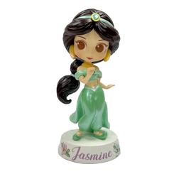Déjate cautivar por la belleza y el espíritu intrépido de la princesa Jasmine en esta encantadora mini figura de estilo chibi. ¡Jasmine nunca ha sido tan adorable!