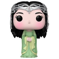 Magia de la Tierra Media en tu vitrina con la Figura POP El Señor de los Anillos Arwen: la elfa más elegante de The Lord of the Rings llega en vinilo para lucir su atuendo de coronación y elevar cualquier colección. 