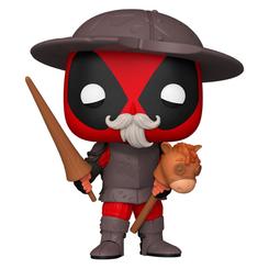 Una extravagante fusión de la locura quijotesca y el humor irreverente de Deadpool se materializa en esta figura POP! Plus de 9?cm, donde el Mercenario Bocazas adopta la apariencia de Don Quijote