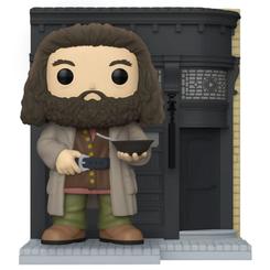 Descubre la chispa de emoción que solo un rincón mágico puede ofrecer: la figura POP de 9 cm de altura de Rubeus Hagrid en el icónico Callejón Diagon, recreando con precisión milimétrica cada detalle del emblemático 