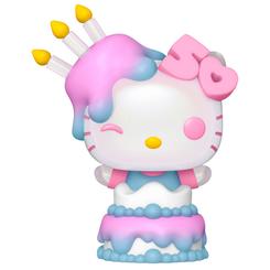 Celebrando medio siglo de magia kawaii, la Figura POP Sanrio 50th Anniversary Hello Kitty de 9 cm rinde homenaje a la gatita más entrañable en un diseño exclusivo que combina detalles pastel, efecto nacarado 