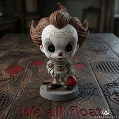 Una sonrisa demasiado dulce para ser inocente marca el tono desde el primer vistazo. La figura Pennywise Ichigo Ichie reinterpreta al célebre villano con un diseño compacto, adorable e inquietante a la vez, perfecto para quienes buscan una pieza de terror