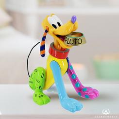 El querido Pluto celebra su 95.º aniversario con una encantadora reinterpretación de Romero Britto. Este tributo miniatura combina la energía y el carisma del icónico perro de Disney