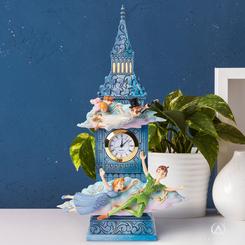 ¡Embárcate en un viaje mágico hacia la Tierra de Nunca Jamás con el Reloj de Peter Pan! Esta pieza única,  está destinada a destacar en cualquier colección de Disney Traditions.