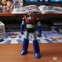 Pieza icónica, presencia impecable: la Figura Shokugan Modeling Project Mazinger Z 13 cm captura al héroe de 1972 con una fidelidad espectacular, desde el acabado plateado ligeramente metálico 