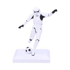 Esta figura Original Stormtrooper destaca por su diseño dinámico y divertido, con una escena inspirada en el fútbol que aporta un toque original dentro del universo de las estatuas de colección. 