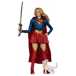 Figura Supergirl & Kripto Deluxe Theatrical Edition 18 cm. Hay lanzamientos que se quedan en una simple novedad y otros que transmiten la sensación de estar ante una pieza llamada a ocupar el centro de la vitrina desde el primer instante.