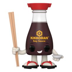 Descubre la figura Foodies POP! Vinyl de Kikkoman - SoySauce, una auténtica joya para los amantes de la comida. Esta figura Pop! Vinyl viene en una caja de presentación, perfecta para exhibir en tu colección. 