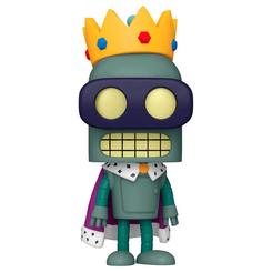 El humor irreverente y la esencia más delirante de la animación se concentran en una figura que destaca por su carisma y presencia visual. Esta figura Funko POP Futurama Super King Bender presenta al inolvidable robot 